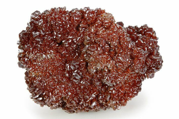Glittering, Ruby Red Vanadinite Crystals - Morocco #255545